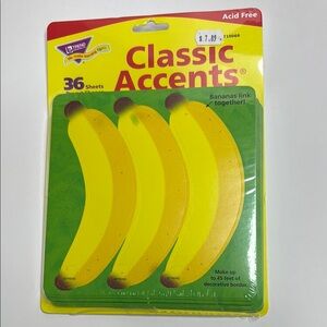 Trend Enterprises Bright Yellow Banana Accent Decor